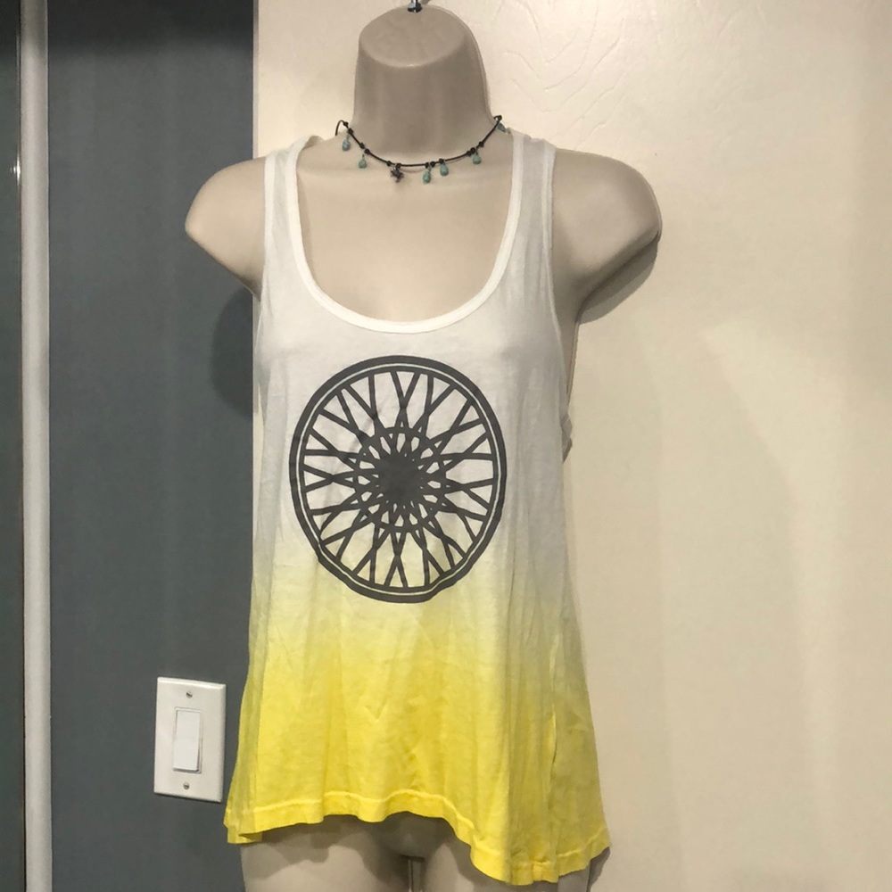 Soul Cycle Lemon yellow tank